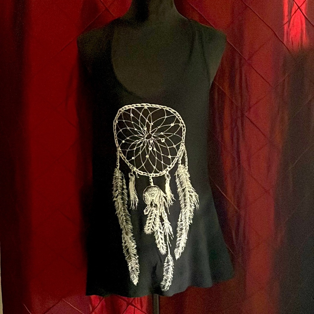 Rock & Rose Proverbs 3:5 Tank Top W/ Dream Catcher